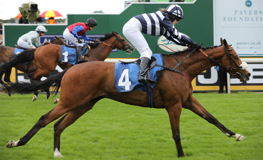 sophie dods wins the queen mother s cup york racecourse